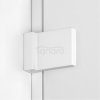 NEW TRENDY Drzwi prysznicowe wnękowe AVEXA WHITE 130x200 EXK-2697/2698